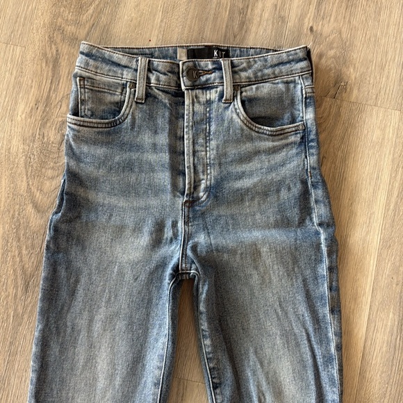 🚩 Kut from the Kloth rose cropped ankle Jeans size 00 - Picture 5 of 12